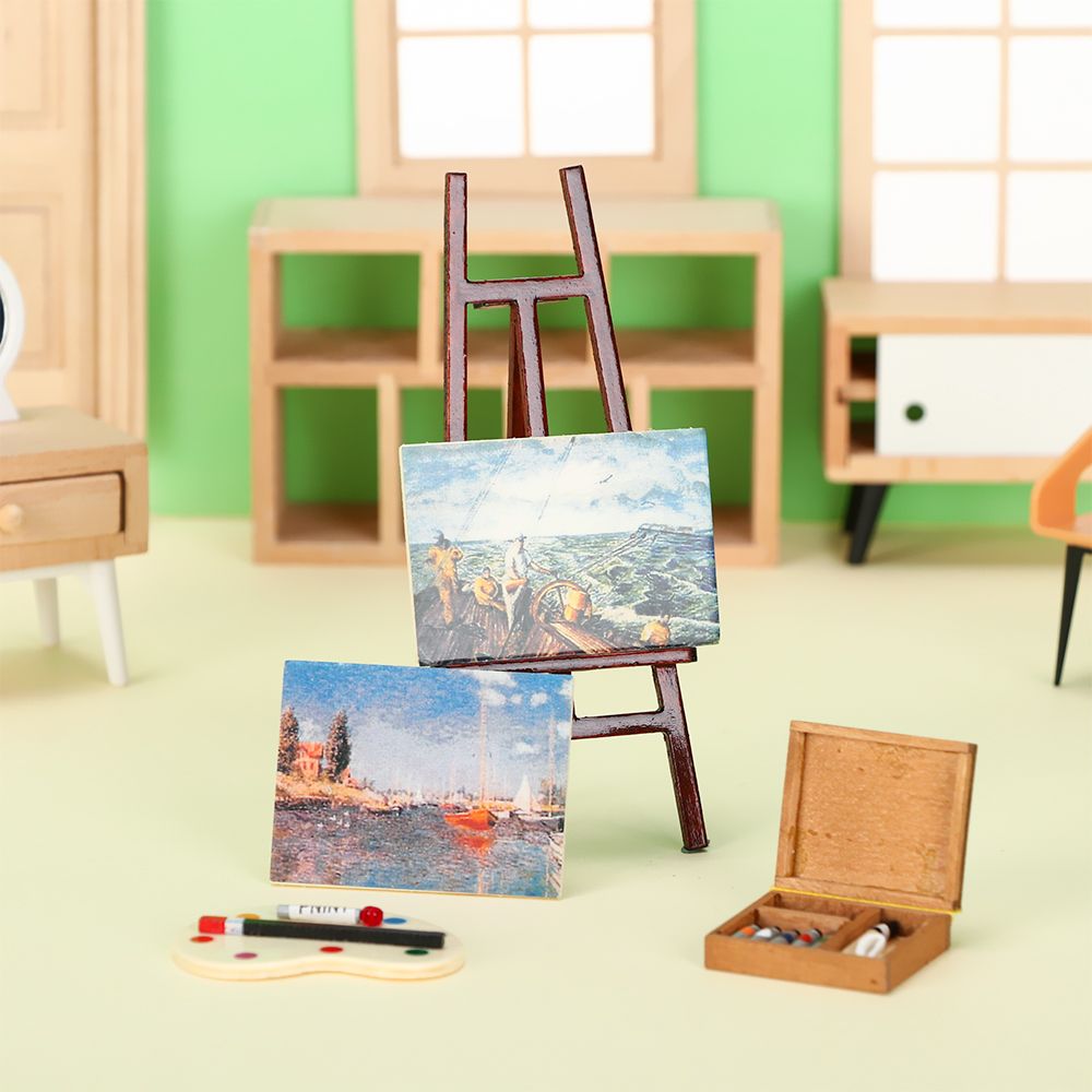 1:12 Dollhouse Furniture Minia - Paint Model Kit ulasan dan harga