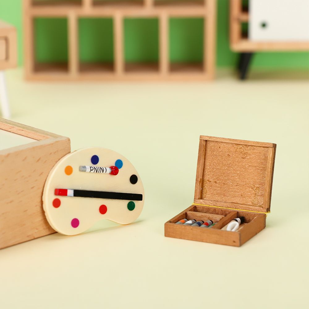 1:12 Dollhouse Furniture Minia - Paint Model Kit ulasan dan harga