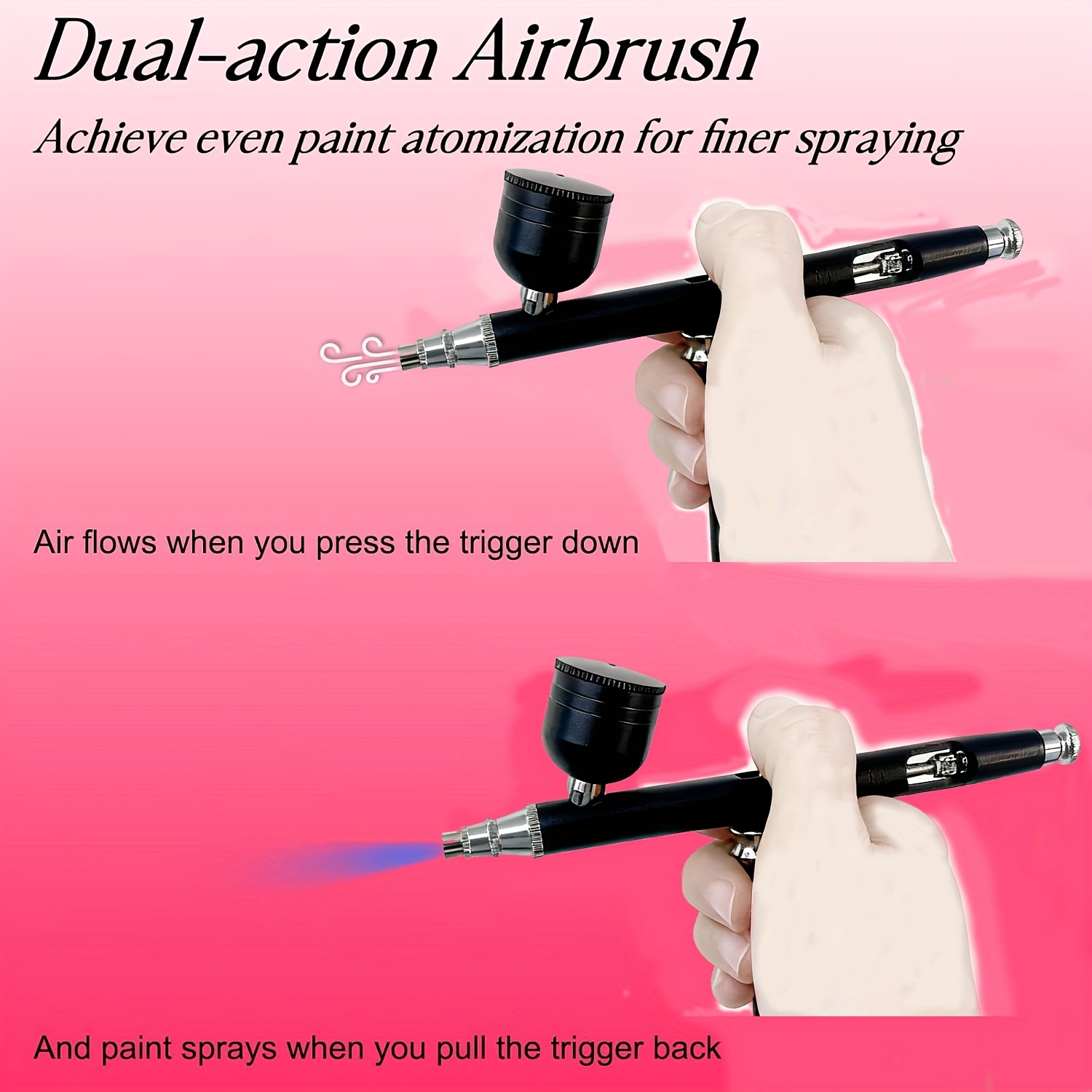0.3mm Gravity-Feed Dual-Action - Paint Model Kit ulasan dan harga