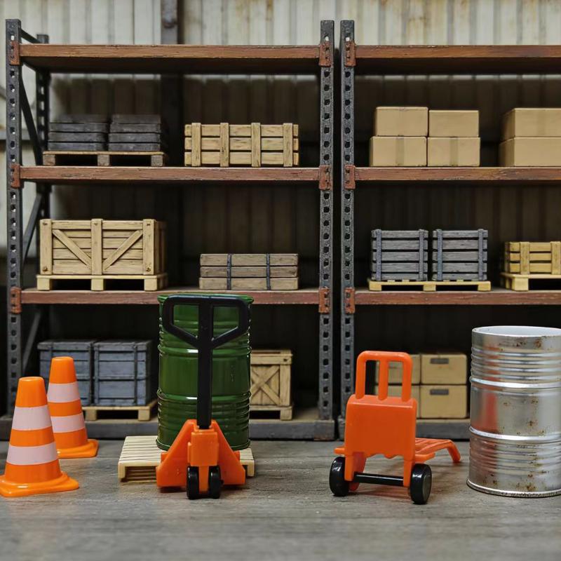 Miniature Warehouse Scene Mode - Model Kit Fantasy ulasan dan harga