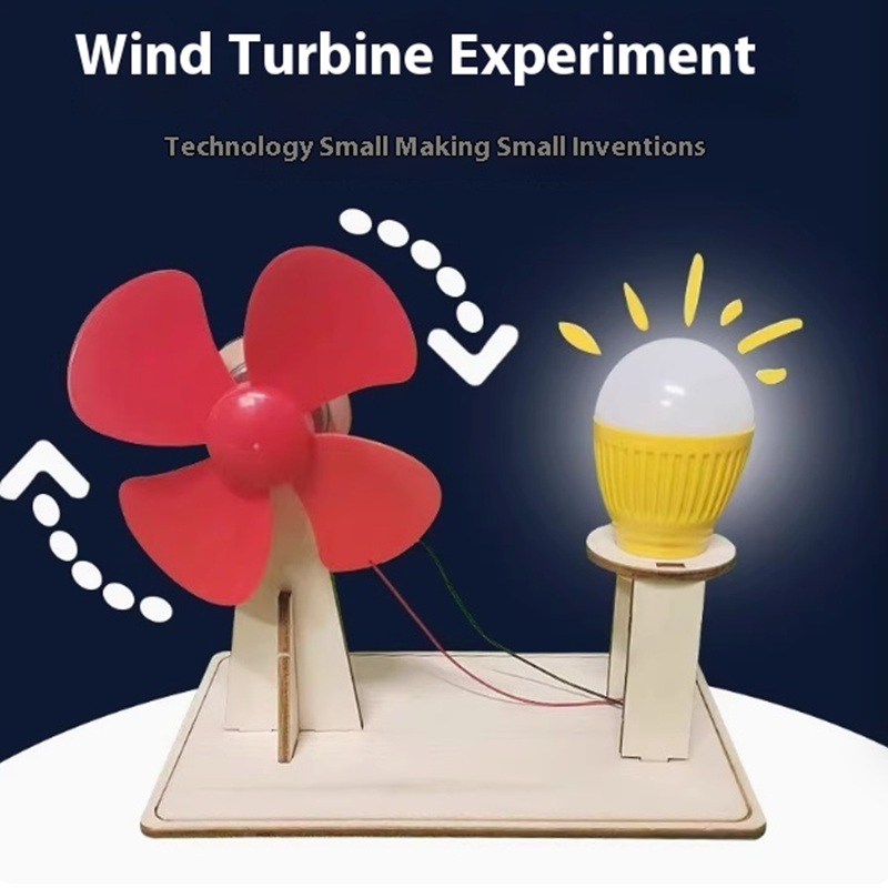 DIY Wooden Wind Turbine Model  - Model Kit Fantasy ulasan dan harga