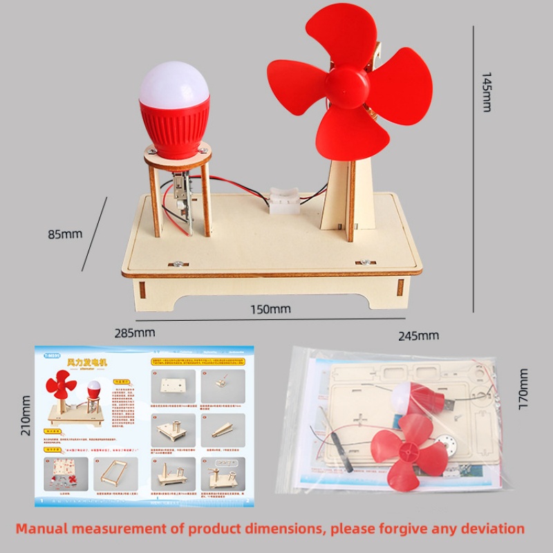 DIY Wooden Wind Turbine Model  - Model Kit Fantasy ulasan dan harga