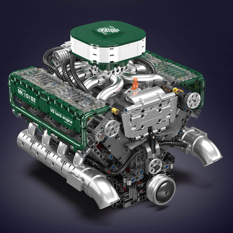 Mould King 10182 Technical Eng - Model Kit Engine ulasan dan harga