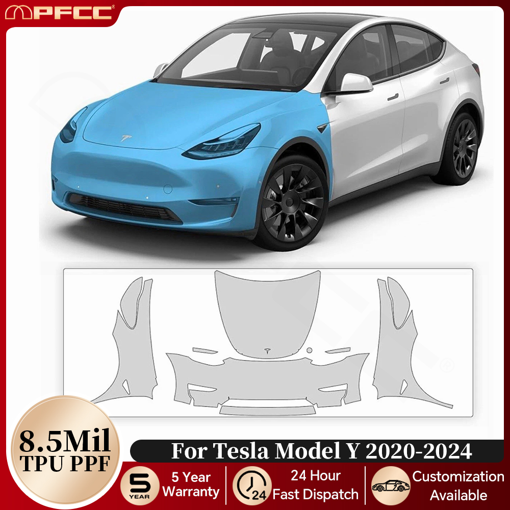 Pre-cut PPF For Tesla Model Y  - Paint Model Kit ulasan dan harga
